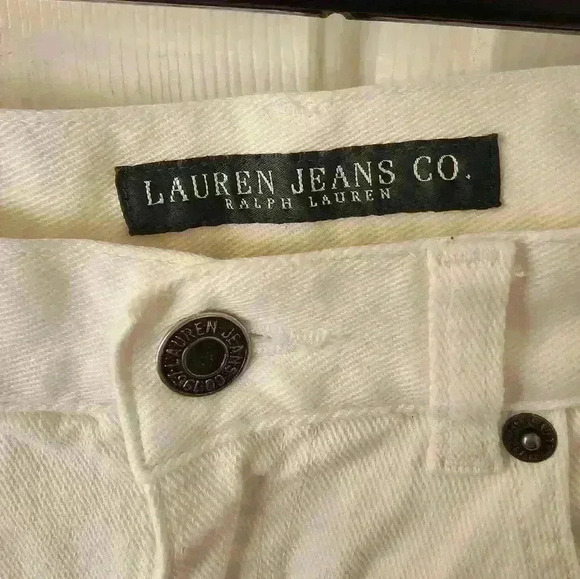 Lauren Ralph Lauren White Jeans Size 4 - Picture 2 of 4
